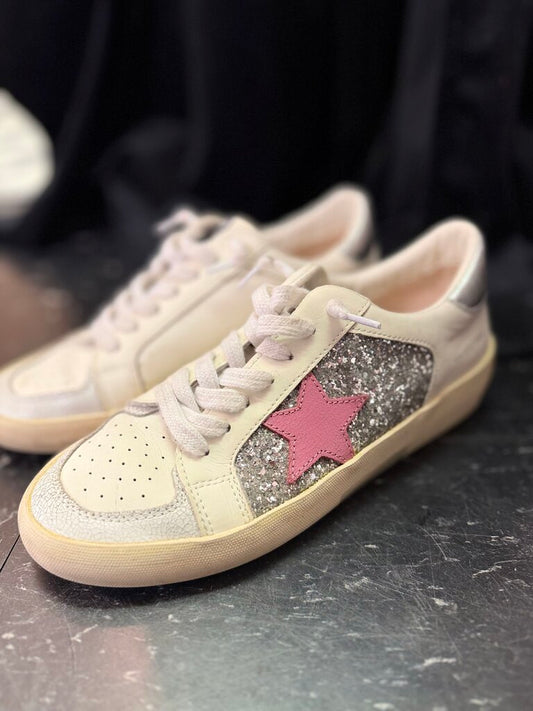 Vintage Havana - Quinn Sneakers - White/Glitter