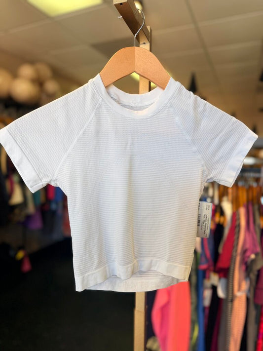 Lululemon -Cropped Swiftly Tech - White