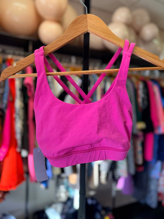 Lululemon- Strappy Sports Bra - Sonic Pink
