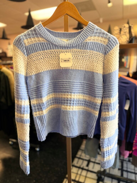 Altar'd NWT - Soft Knit Striped Sweater - Lt. Blue
