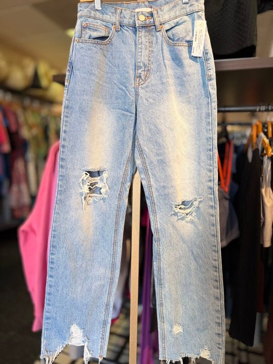 BDG - Distressed Cowboy Jeans - Lt Wash