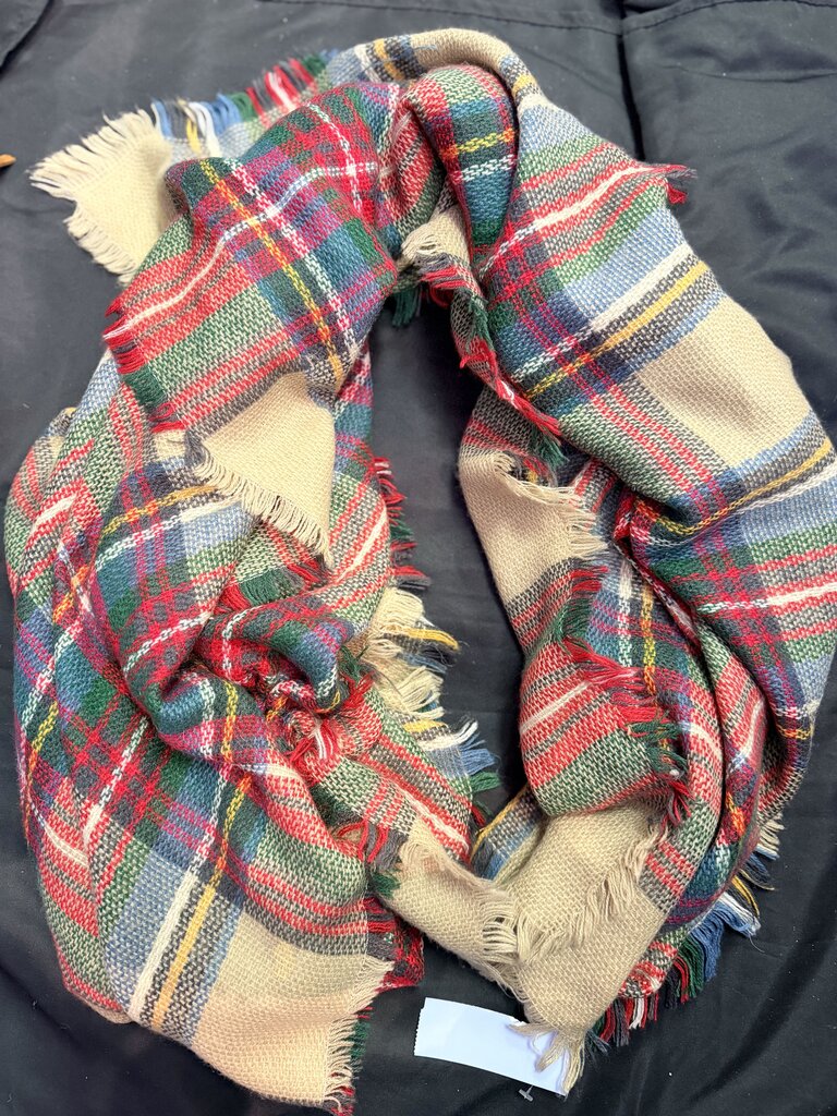 Plaid Blanket Scarf