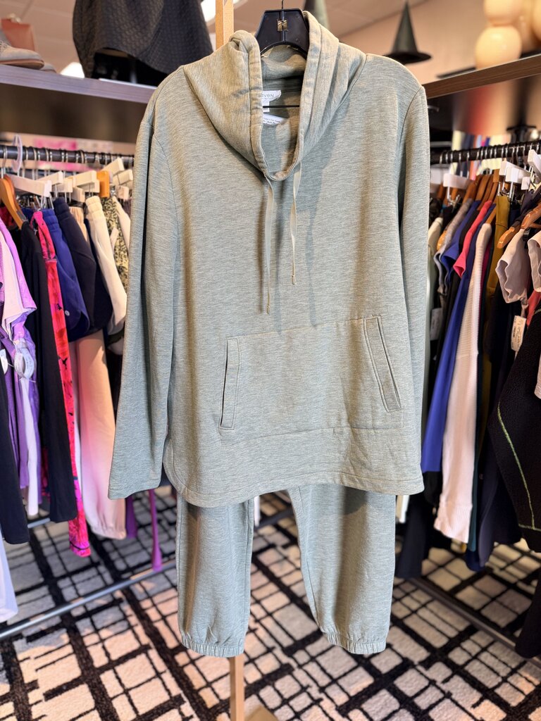 Haven - Soft Fleece Pullover & Jogger Set - Olive