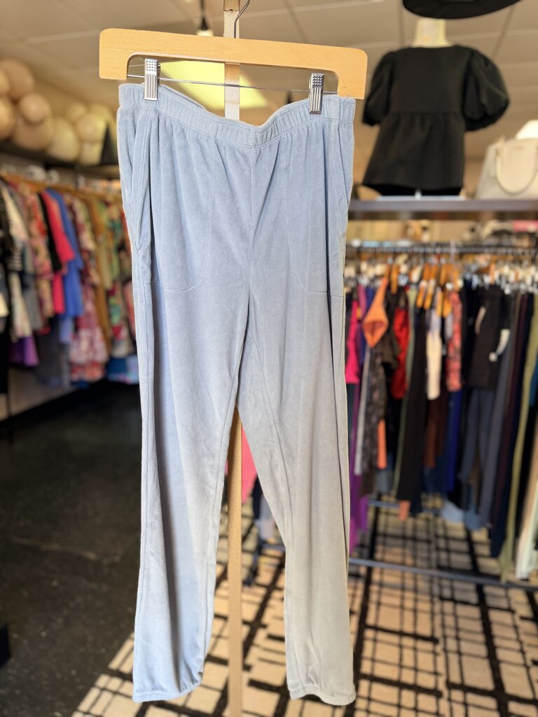 Aerie - Velour Joggers - Lt. Blue
