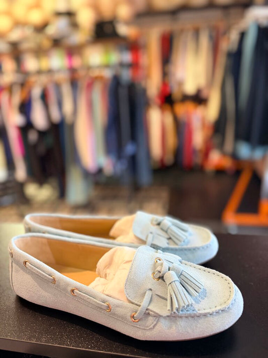 Talbots- Everson Kiltie Flats in Cool Mint