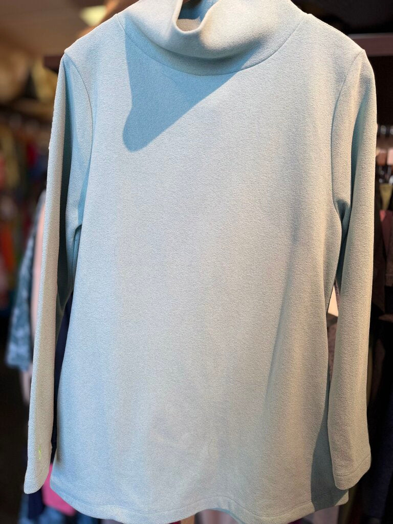 Dudley Stephens - Fleece Turtleneck - Aqua
