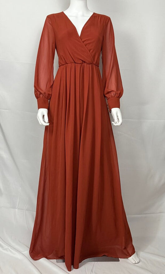 Baltic Born Women's Maxi Dress in Rust